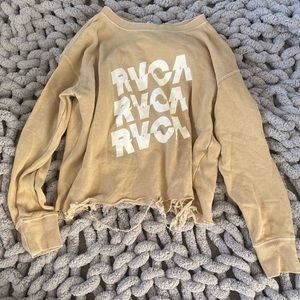cropped sweatshirt